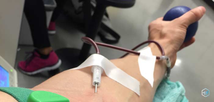 Blutspenden als Sportler